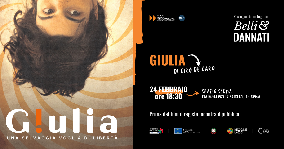 Locandina proiezione “Giulia” di Ciro De Caro