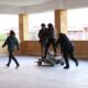 Ragazzi sulla terrazza