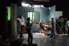 33. Sul set di TROMPE L_OEIL
